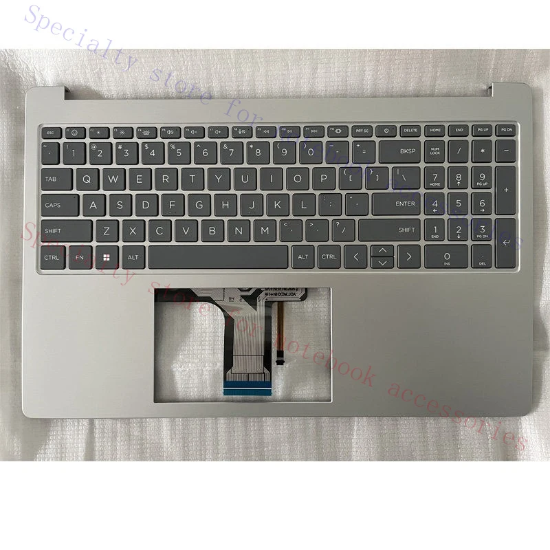 

A+ for HP 15-FC 15-FD Silvery Laptop C Cover keyboard N36753-001 N36752-001