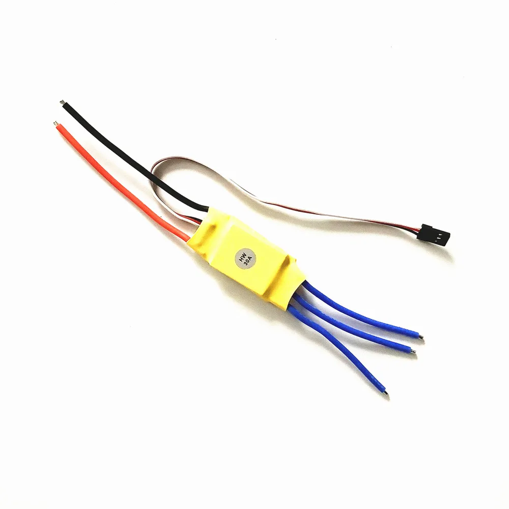 Controlador de velocidad del Motor sin escobillas ESC 30A XXD HW30A con enchufe T/XT60 para piezas de lancha de helicóptero Dron Quadcopter