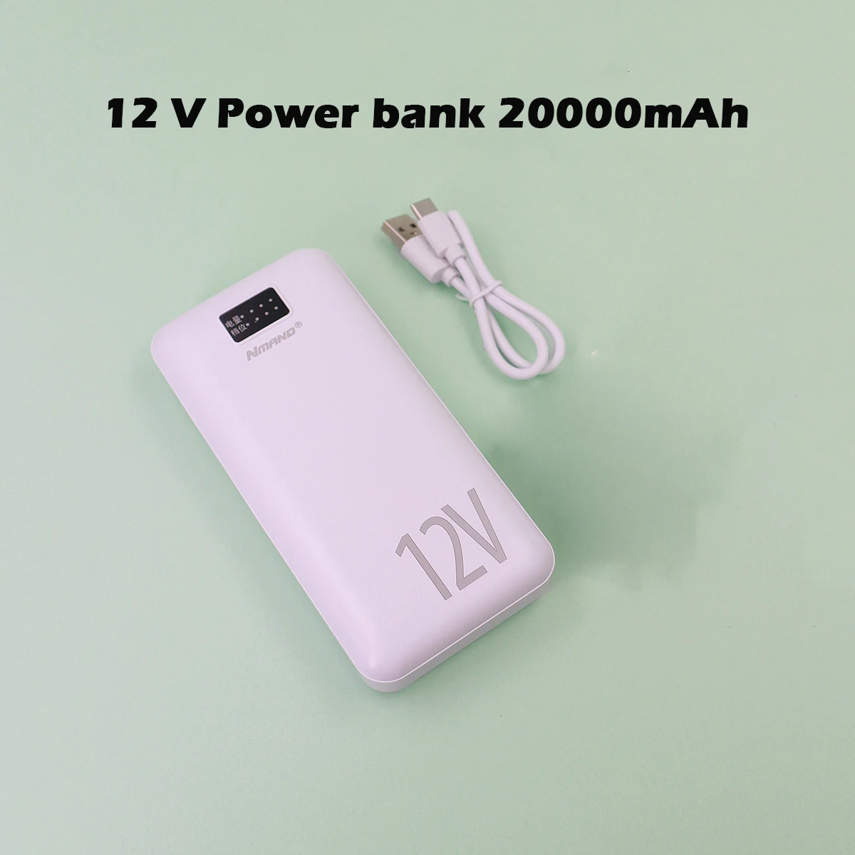 20000mAh Power Bank 12V DC output External Battery Pack For Heating Clothing  iPhone Xiaomi Fan Cooling Vest Portable Charger