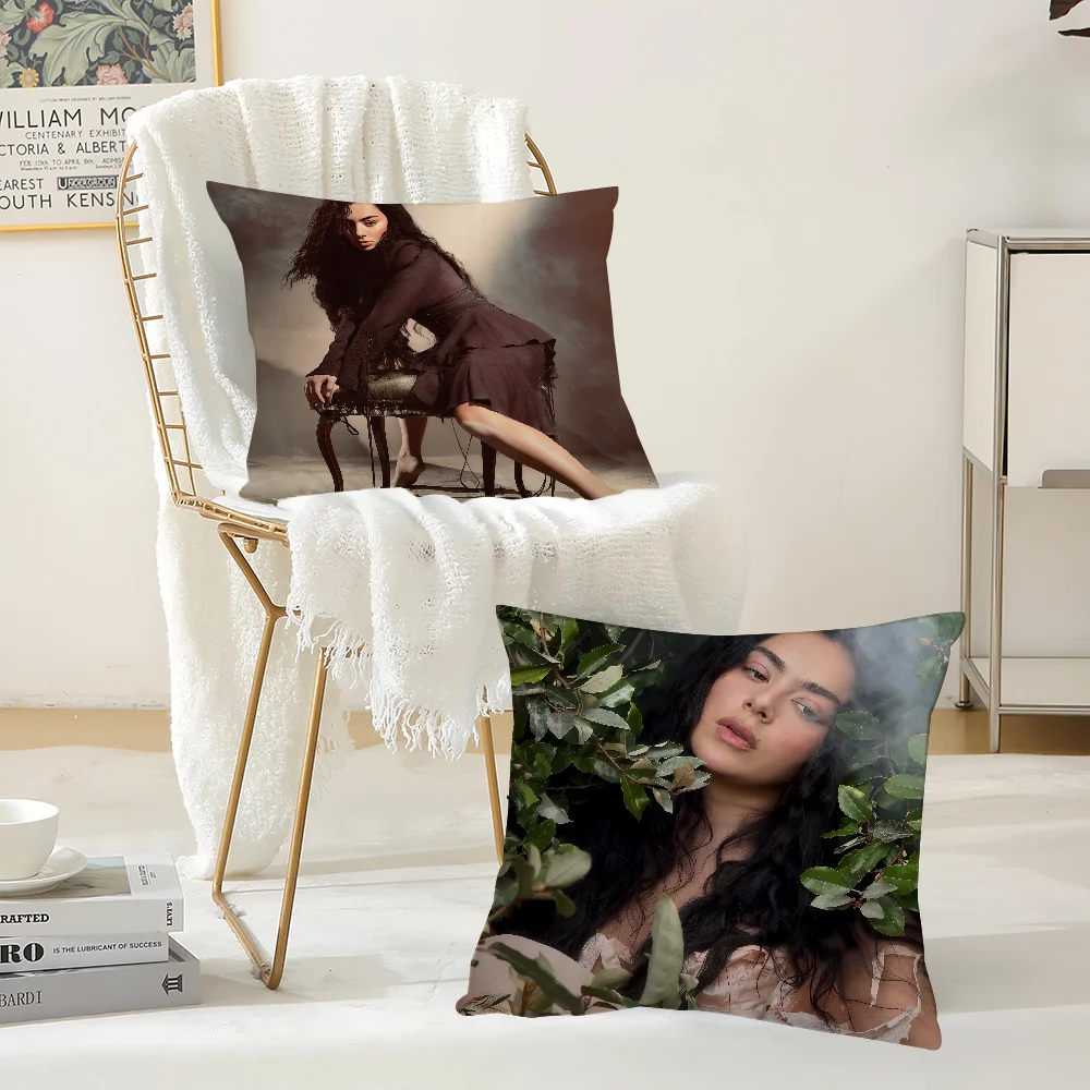Singer C-Charli XCX Wuthering Heights Pillow Case Suitable For Bedrooms Living Rooms Cars Home Decoration