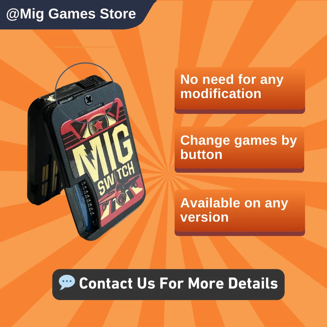 Mig Switch V2 NS MigFlash Cart plug & play Chip modificado