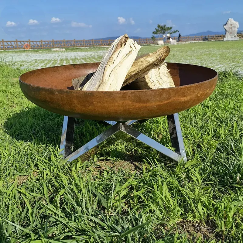 

Европейские уличные обогреватели, костра для наружного двора, угольная дровяная печь, садовая терраса, мангал, большая печь для костра 60 см