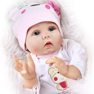 Realistische weiche Körper Neugeborene Babypuppe, Neugeborenes Mädchen, bestes Spielzeug für Kinder, echtes Aussehen, 18 12 Hauptverkaufspuppe, die wirklich aussieht - №11