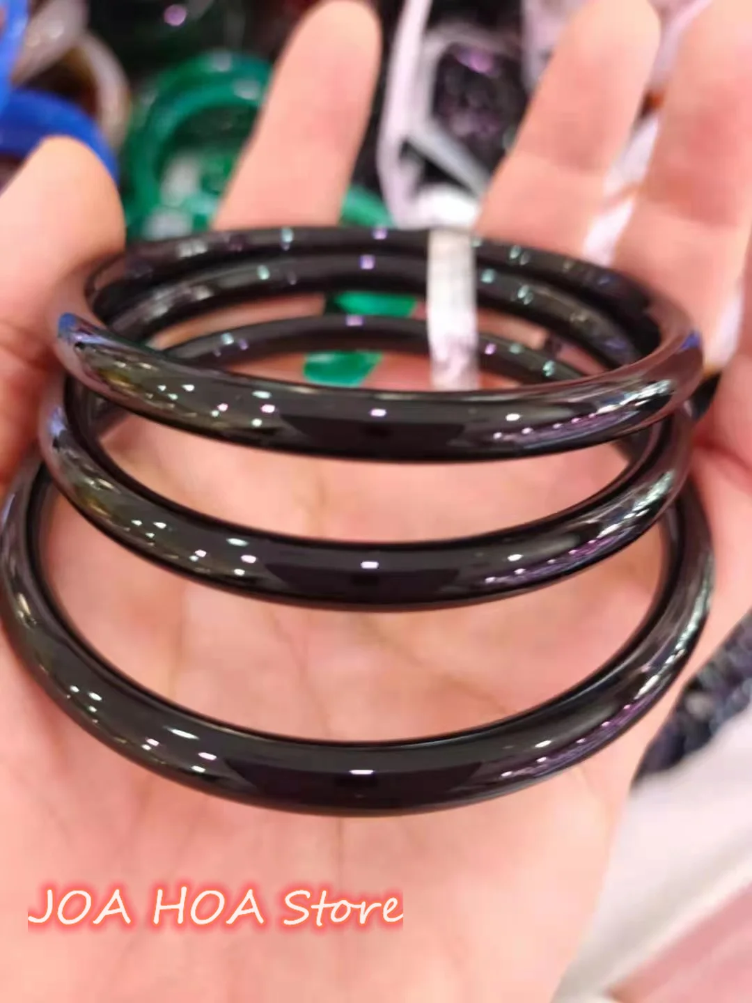 Original Ecology Natural Color Jadeite Handring High Quality Jade Bangle Exquisite Bracelet HAND-hewelry Fine Jewelry