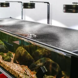 Voonline Fish Tank Invisible Anti Jump Net Magnetic Suction Cover Plate Fixed Anti Jump Tank Baffle