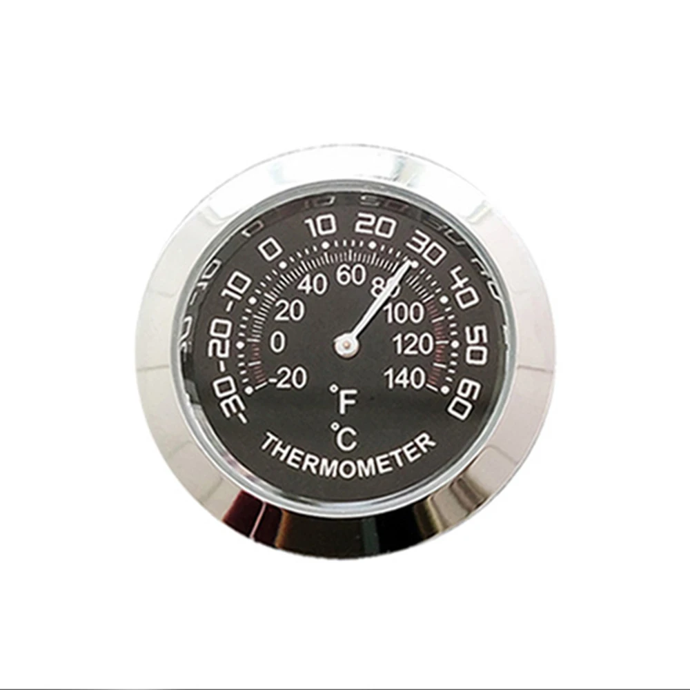 Mini Thermometer Hygrometer Mechanical No Battery Analog 37mm Car Temperature and Humidity Gauge with Paste Sticker