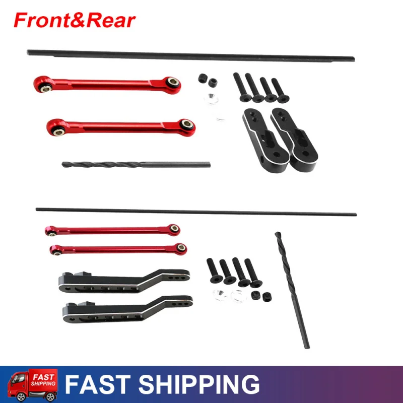 New Metal Front Rear RC Car Anti-Roll Sway Bar Kit Set for 1/7 Traxxas UDR Scale Unlimited Desert Racer Upgrade Parts