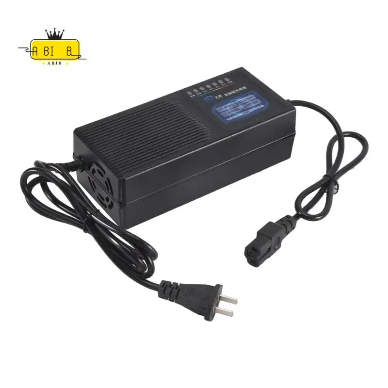 

Зарядное устройство для электромобиля ABIB-20AH с 7-световым дисплеем мощности, защита от утечки тока, свинцово-кислотное зарядное устройство