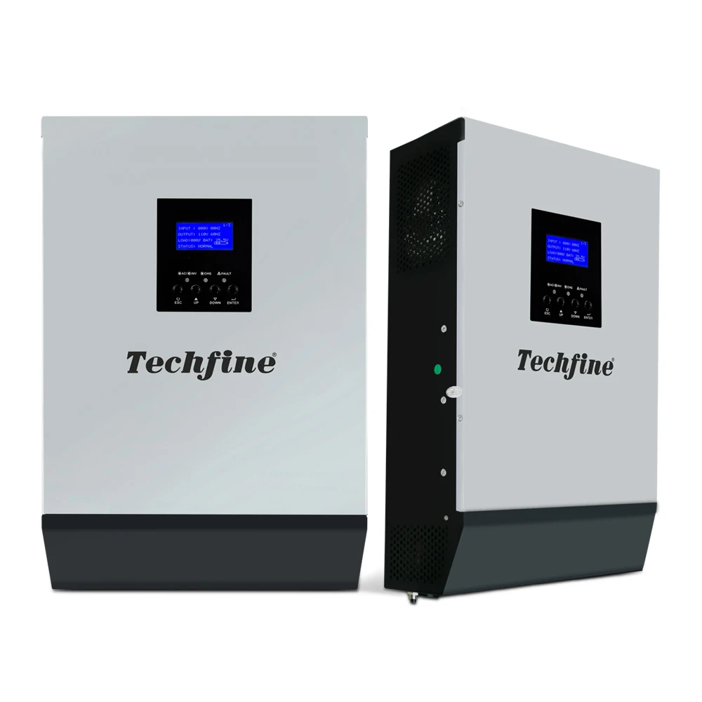 

Techfine Low Frequency 3KVA Solar Power Inverter 2400W 220V Hybrid For System