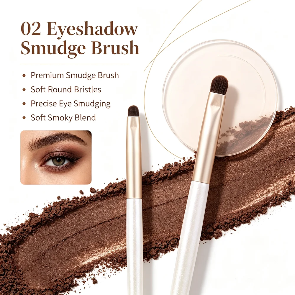 02 Pędzel do rozcierania cieni – Beauty Linasi Makeup recenzja i cena
