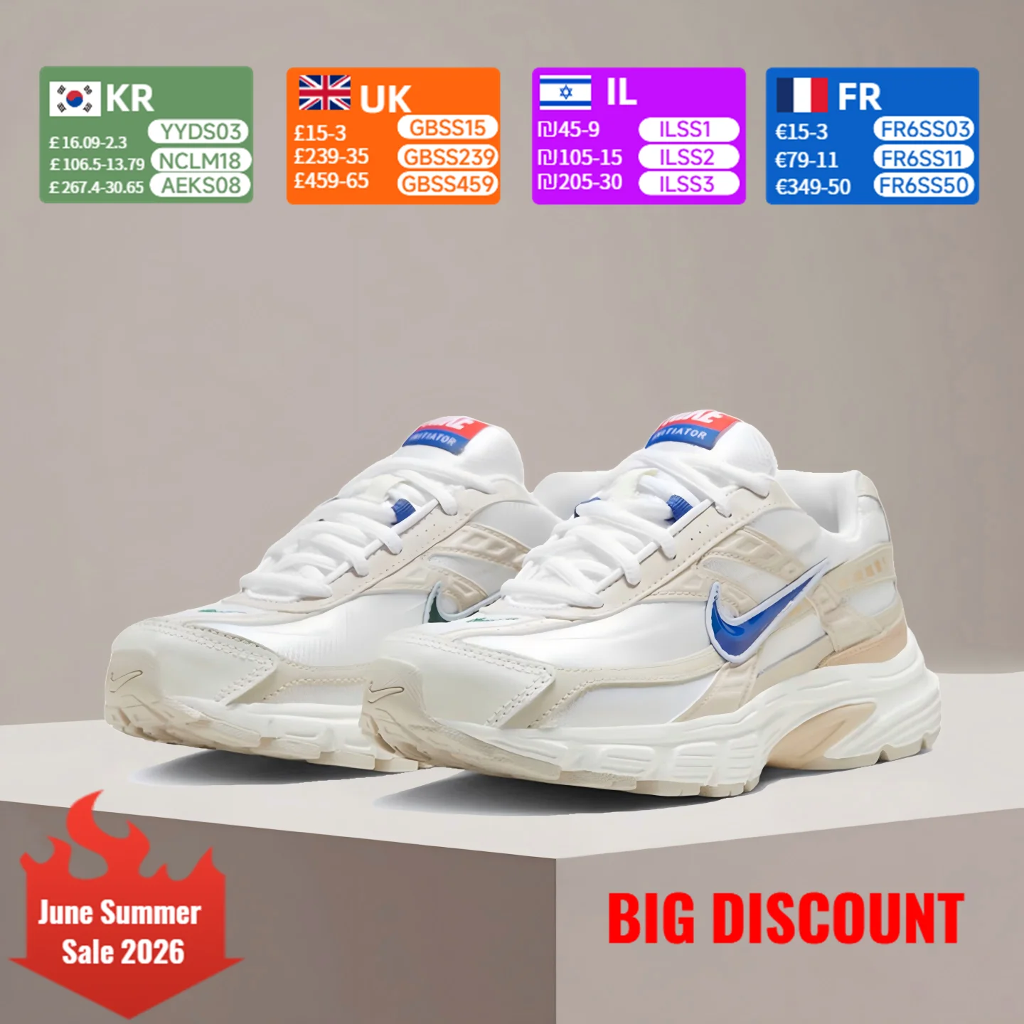 

Nike INITIATOR Breathable Running Shoes Retro Running Shoes Slip-Resistant & Durable Cushioning Design Black HQ1183-141