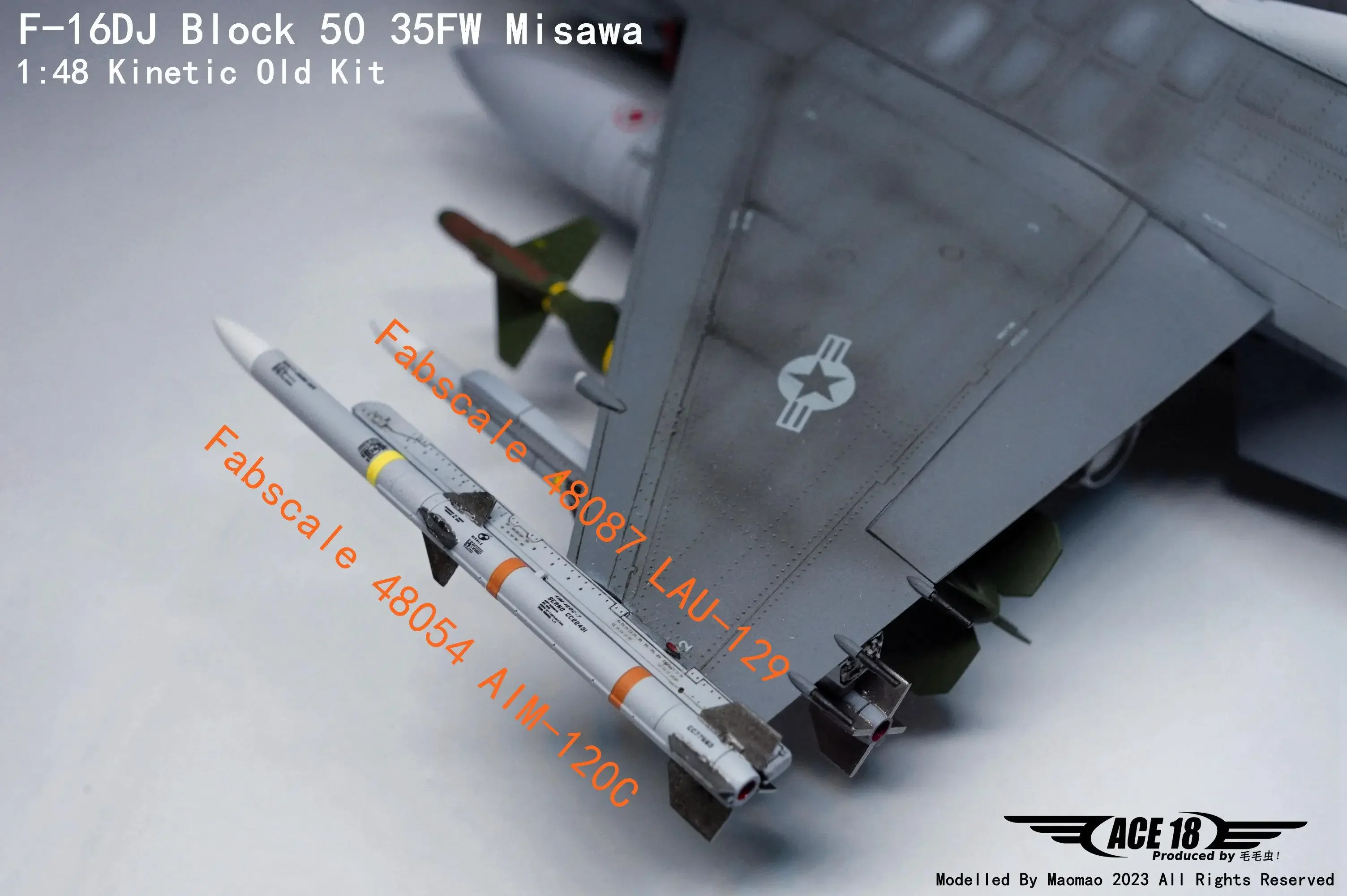 FAB FA48087 1/48 LAU-129 Missile Rail Launcher for AIM-9 and AIM-120