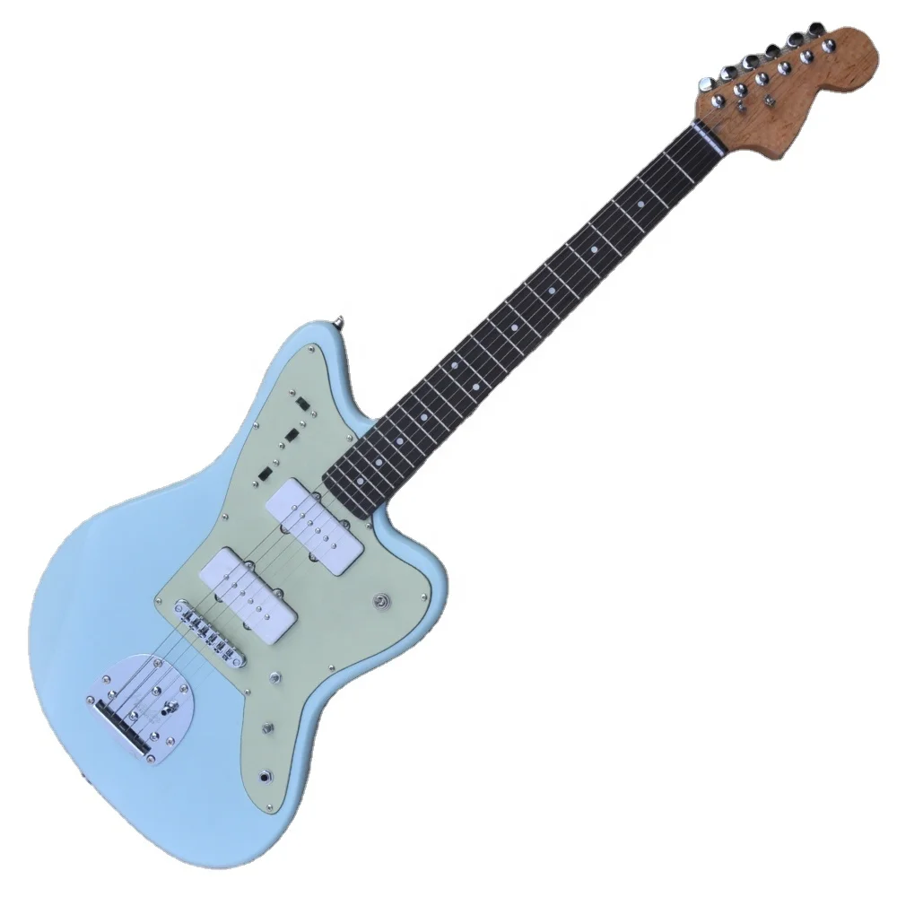 

Flyoung Sky Blue Electric Guitar Musical Instrument 6 Strings Cheap Price guitar