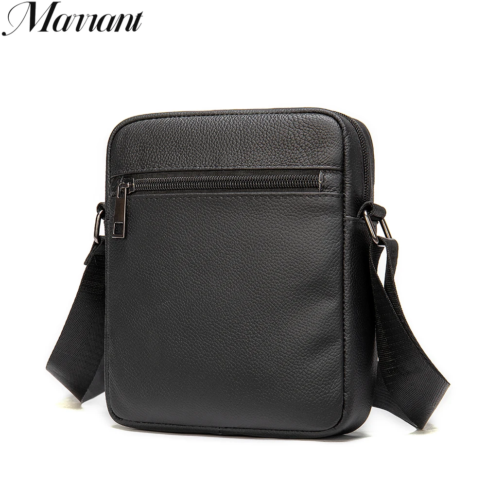 Marrant Men\'s Shoulder Bags Genuine Leather Flap Crossbody Bags for Men Purse Messenger Bags Leather 7362