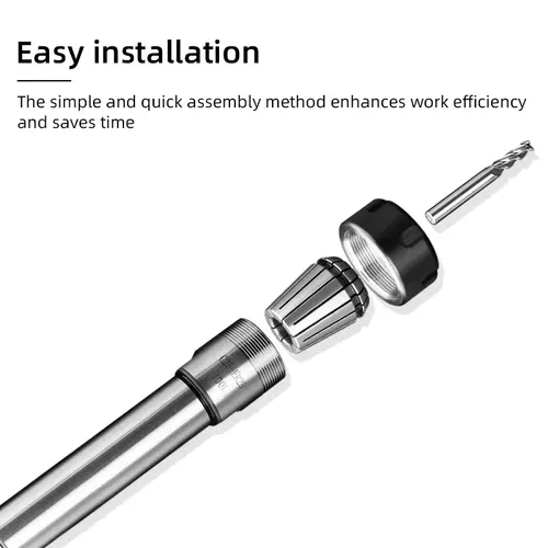 ER Extension Rod C6 C8 C10 C12 C16 C20 C25 C32 ER8 ER11 ER16 ER20 ER25 Extension Rod Tool Holder Bracket Tool Collet 100 150 200 - Image 3