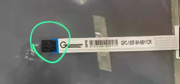

New GPC-150F-5H-NB11CR touch screen