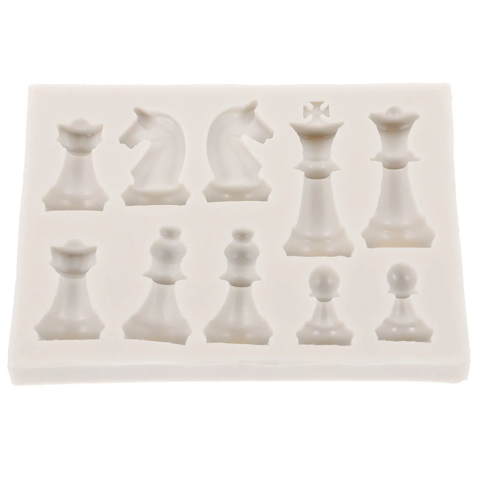 Chess Key Interesting Shape Molds Small Silicon Board Mould Casting Silicone DIY Craft