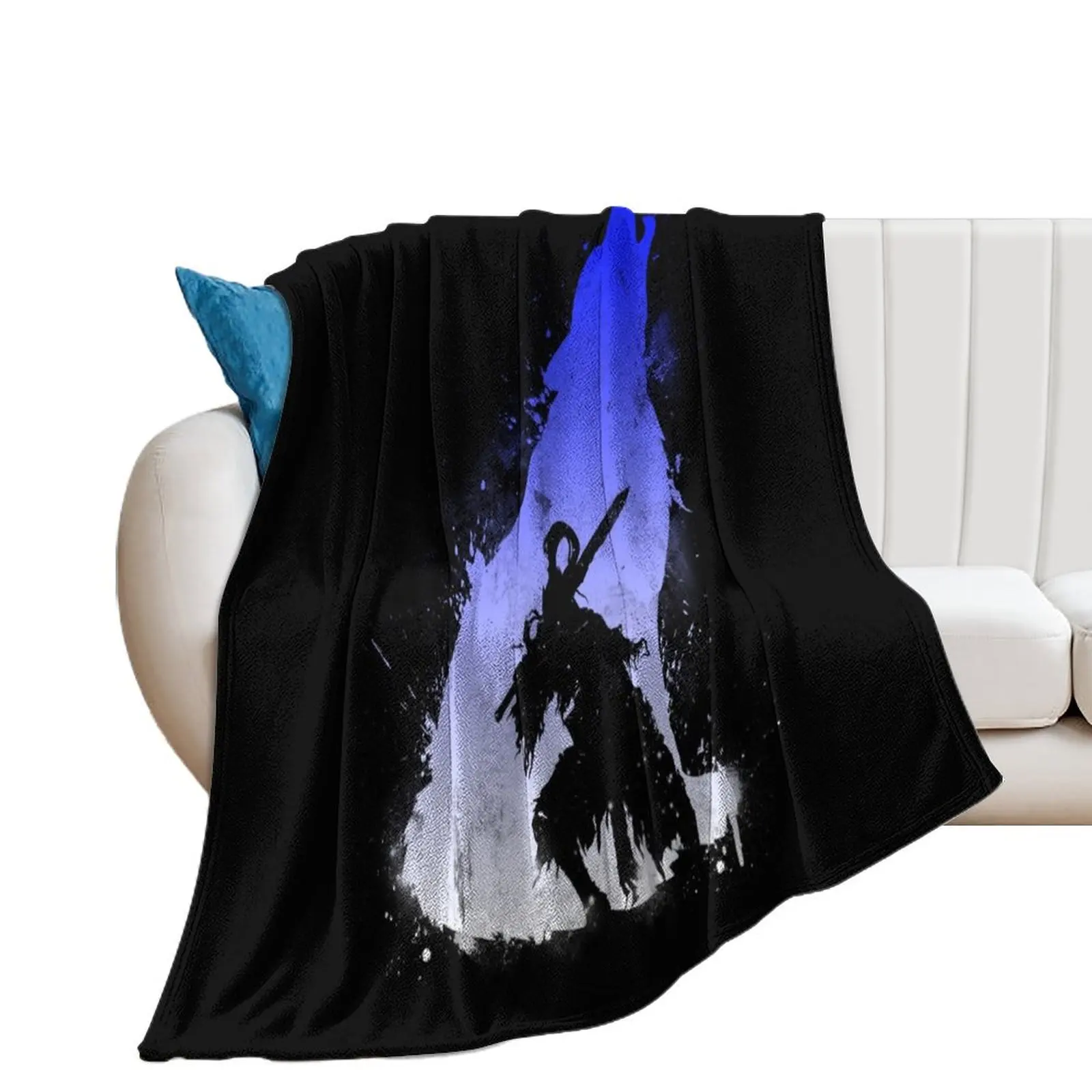 The Walker of Abyss (Version Blue/White) Throw Blanket Soft Blankets For Bed Thins Blankets