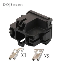 1/5/10/20/50 Sets 3 Pin Black Wiring Plug Socket Automobile Female Connector With Terminal For Accord Civic H4 Headlight Base