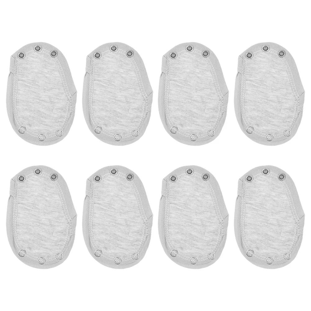 

8Pcs Baby Bodysuit Extender Double Layer Cotton Soft Snap Closure Lengthener for Rompers Jumpsuits Diaper Extension Traveling