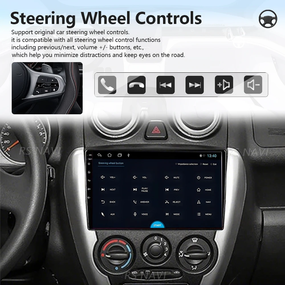 Plug and Play Android 16 Carplay 2K Car Radio Multimedia For LADA ВАЗ Granta Sport 2011 - 2018 navigation video Autoradio Stereo