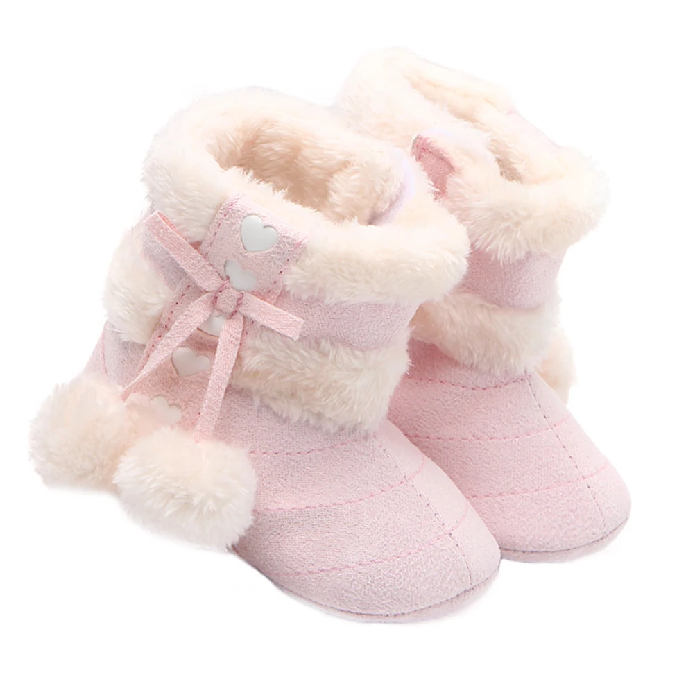 

1 Pair Prewalker Winter Cotton Sole Baby Prewalkers Warm Gift For Toddlers Newborns Toddlers Winter Shoes Shoes