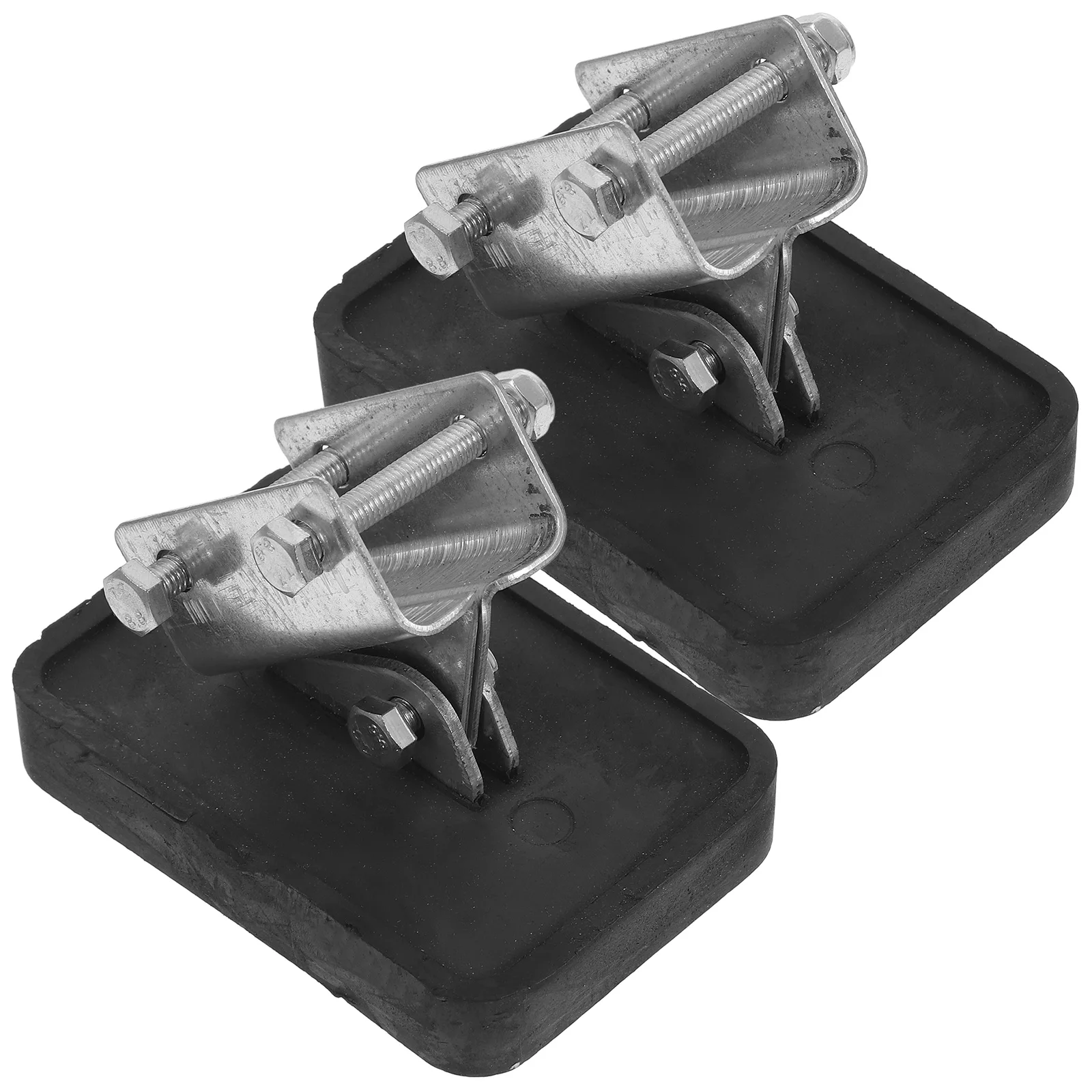 

2pcs Thickened Rubber Ladder Feet Pads Anti-slip Stabilizer for Aluminum Ladders Home Supplies Black Replacement Accessories