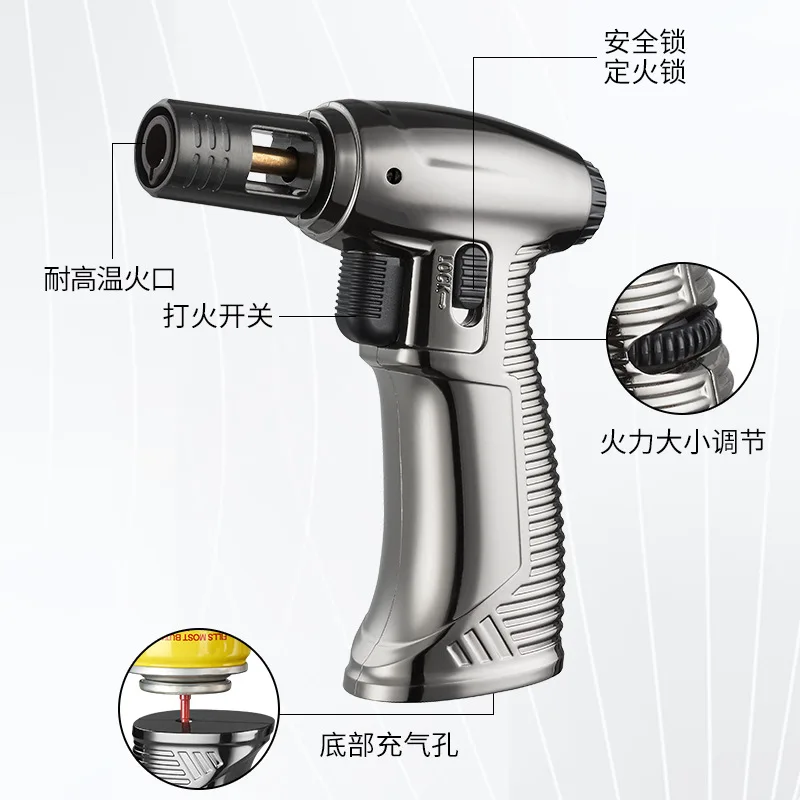 Personalized spray gun grip spray gun, multi-purpose high-temperature welding gun, inflatable lighter