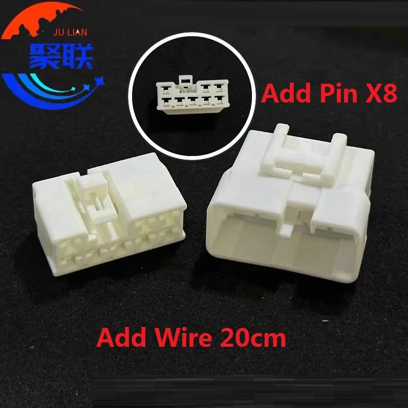 

1Set 8Pin 175979-1 175978-1 Auto Female Wiring Connector With Cable Harness Plug With Pin Or Wire
