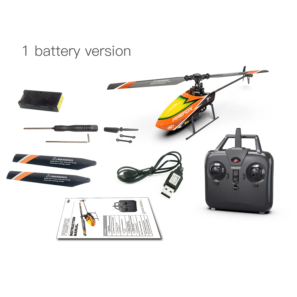 C129 débutant RTF automatique Stable hélicoptère RC 2.4G 4 canaux hélice unique sans aileron E129 Durable longue durée de vol