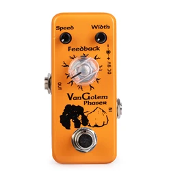 Movall MP-301 VanGolem Phase Guitar Effect Pedal Pure Analog Processor Mini Pedal True Bypass Electric Guitar Bass Accessories