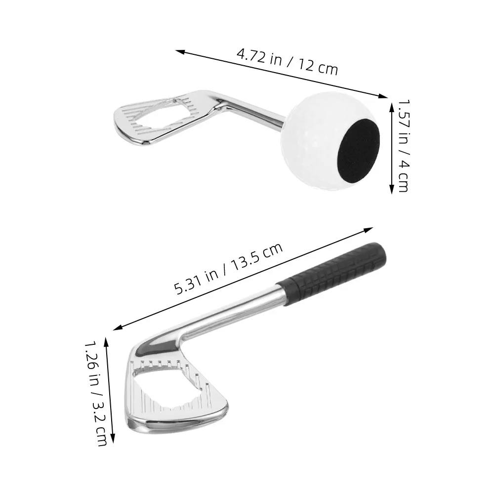 2Pcs Golf Bottle Opener Zinc Alloy Heavy Duty Golf Club Shape Beer Cap Remover Bar Tool Unique Gift for Men Funny Bottle Opener