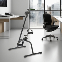 Mini Exercise Bike Portable Pedal Exerciser Adjustable Resistance & Height Mini Bicycle Trainer Multi-Function for Home Exercise