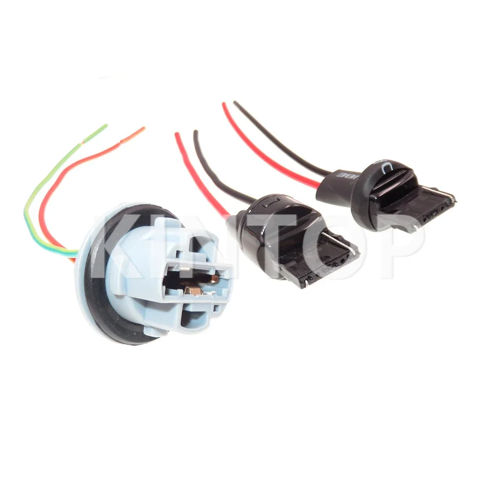 

1 комплект, 2-контактный автоматический разъем переменного тока в сборе, пластиковый корпус, автомобильный провод, кабельная розетка T20 W21W 7440