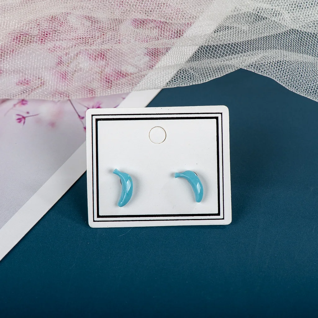 Small And Exquisite Multicolor Banana Ceramic Earrings Hand Painted  Gothique Accessories Bijuterias Jewellery Gift #XN382