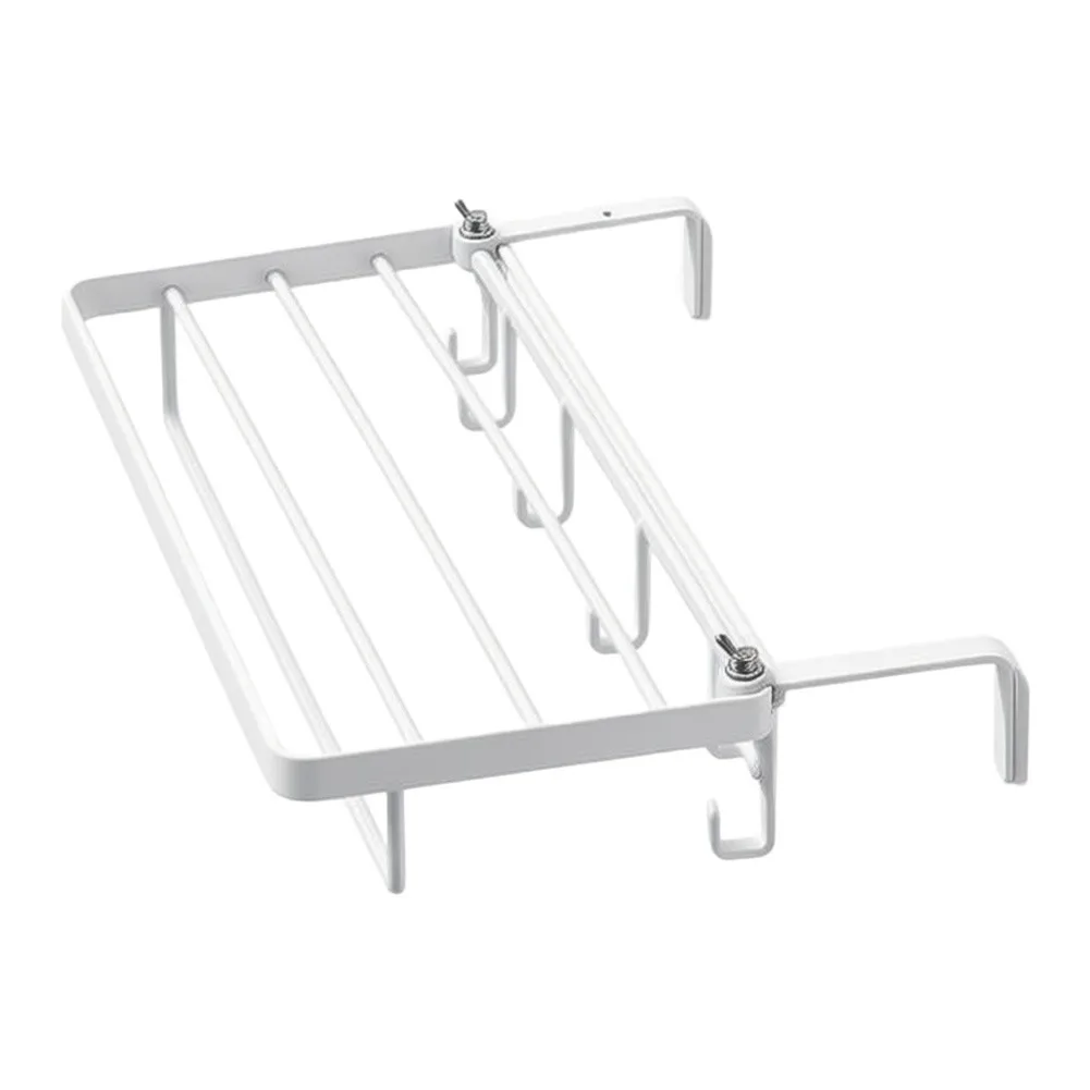 Radiator Clothes Rack Shelf Clip-On Organizer for Shoes Pillows and Lightweight Items Above Heating Pipes Stainless Steel
