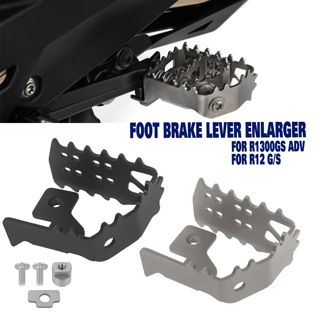 

For BMW R1300GS R 1300 GS ADV Adventure R1300 GS 2023-2025 Brake Pedal Lever Extender Enlarger Pad Foot Stand Brake Extension