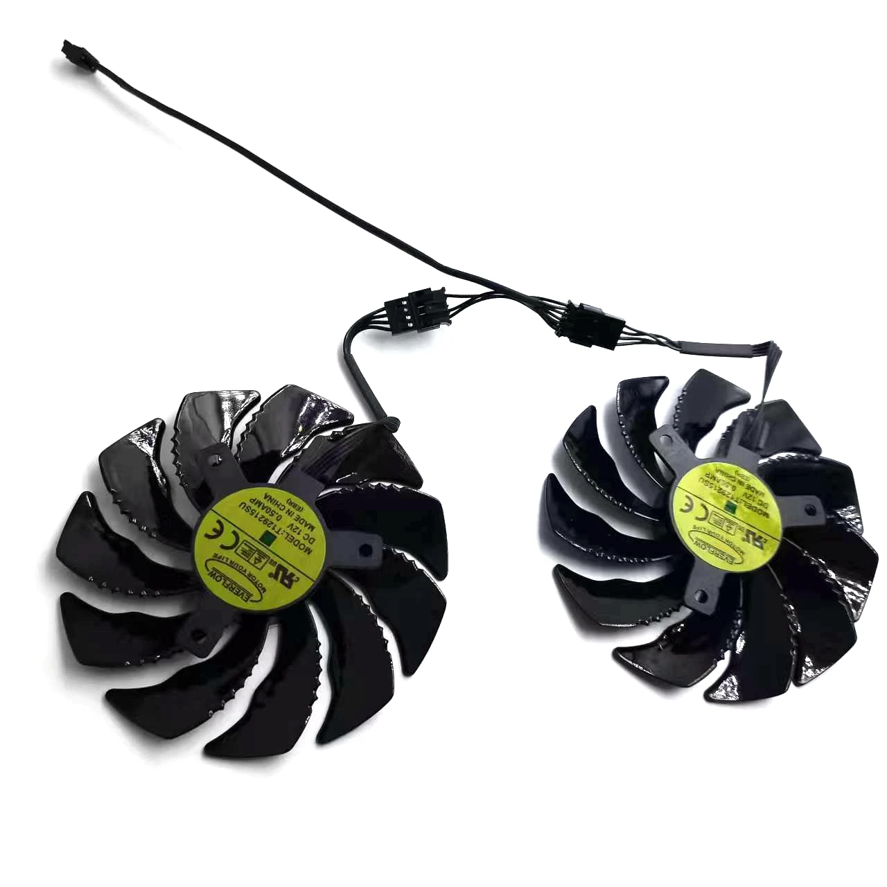 New 2pcs/lot T129215SU 4pin for Gigabyte GV-RX570 RX580 Gaming GTX1070 1070TI WINDFORCE graphics card fan