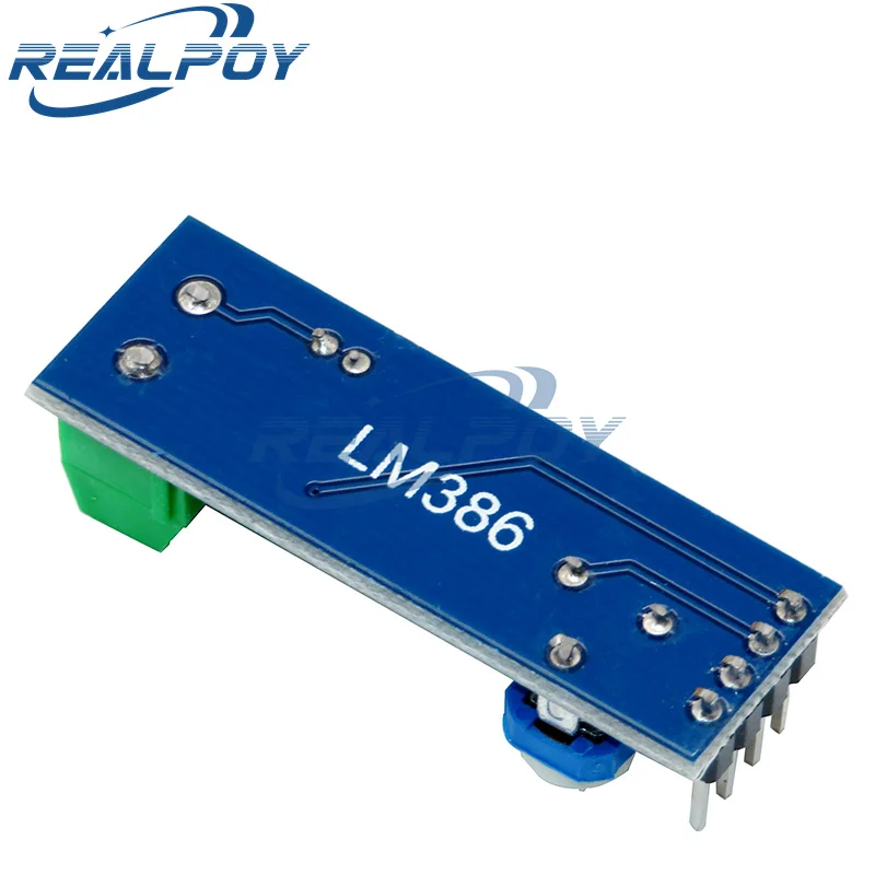 LM386 audio power amplifier module 200 times gain amplifier board mono power amplifier 5V-12V Input