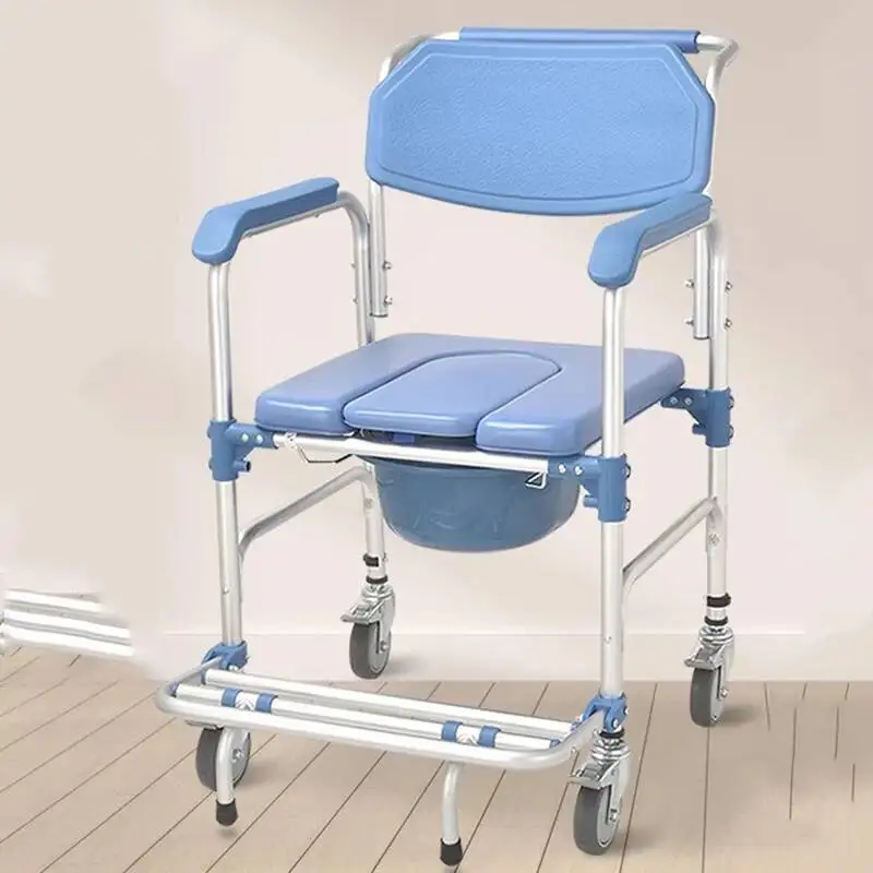 

Toilet Portable Bathroom Chair Foldable Elderly Minder Space Saving Stool Bedroom Disabled Metal Step Cabeceros Home Furniture