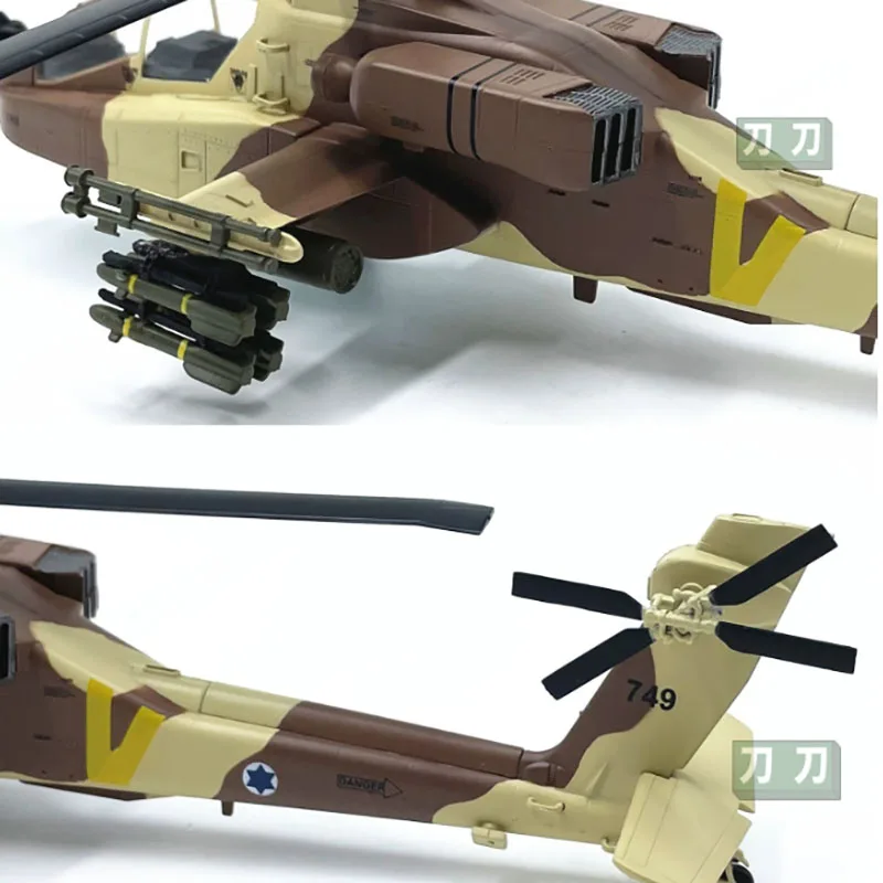 Easy Model 1:72 Scale Air Force Helicopter Aircraft Model AH-64D Collection Toy Gift Display Finished Emulation Aircraft