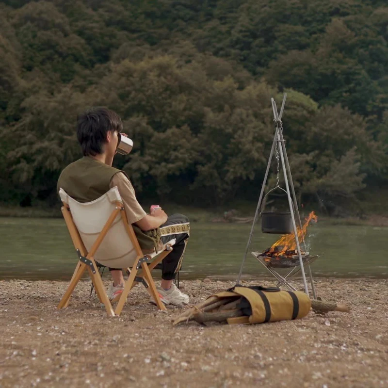 المحمولة في الهواء الطلق طاولة النار طوي مقاومة للحرارة شواء شبكة المعسكر رف الفولاذ المقاوم للصدأ الفناء الخلفي الشواء المعسكر الرف