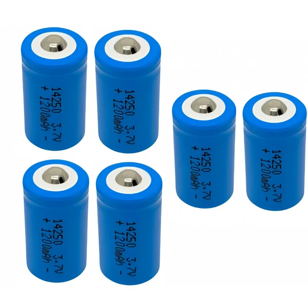 6 шт./лот 14250 литиевая аккумуляторная батарея LS14250 ER14250H 1/2-R6 1/2 AA 1200 мАч литиевая аккумуляторная батарея 3,7 В