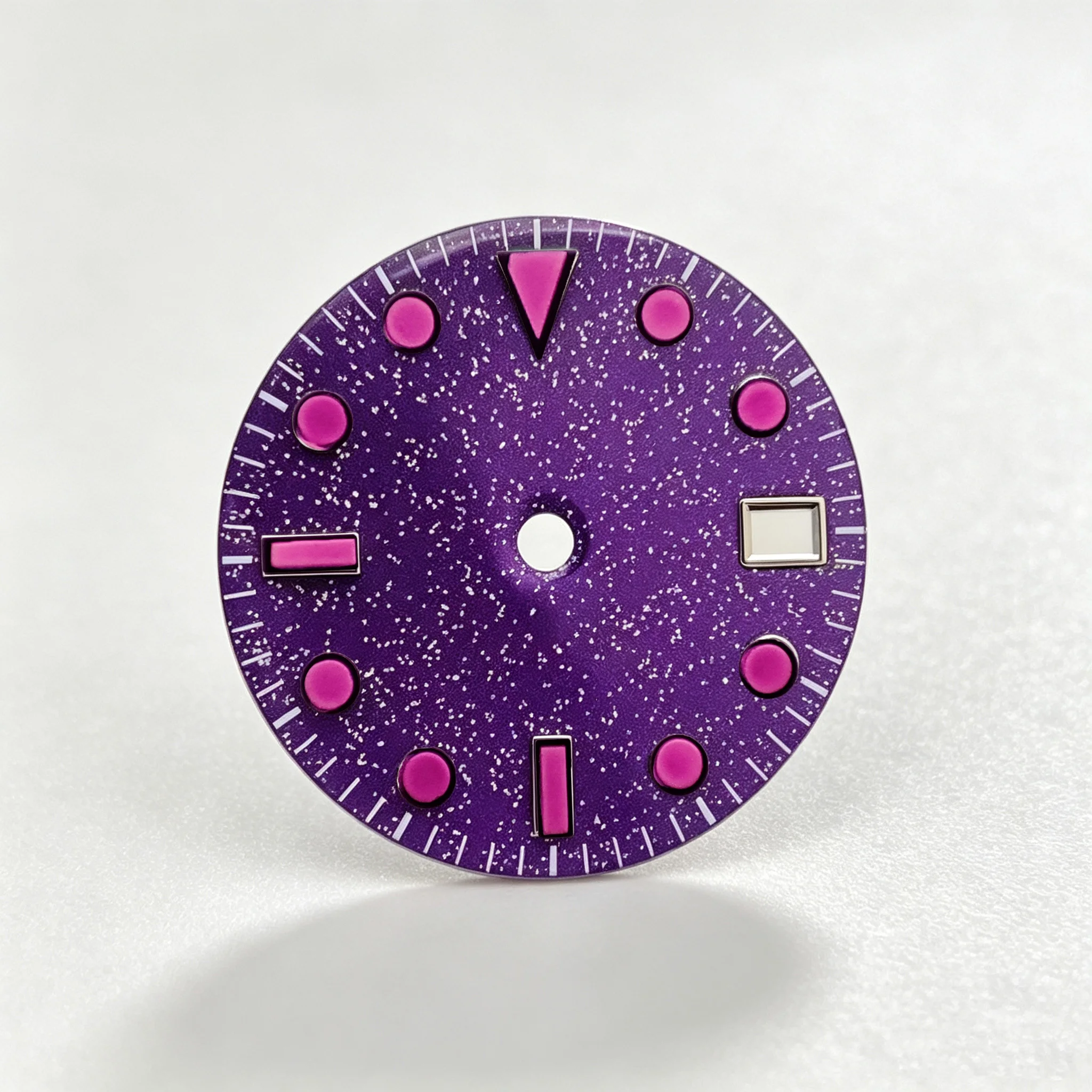 Starry Sky Blue Luminous Watch Dial 28.5mm with Sparkling Star Design Suitable for NH35 NH36 Automatic Movements Watchmaker's To