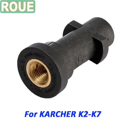 Conector adaptador de lavadora a presión, boquilla de espuma de latón, Espumador para Karcher K2, K3, K4, K5, K6, K7, pistolas de pulverización y rosca G1/4