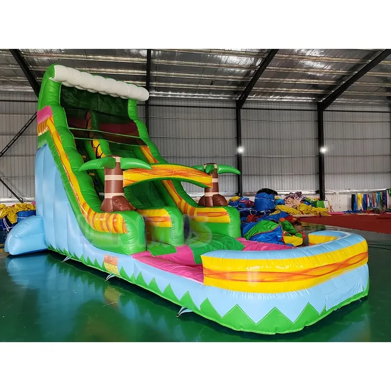 Commercial Inflatable Water Slide for Kids with Pool Outdoor Playground Amusement Equipment Bounce House Slide