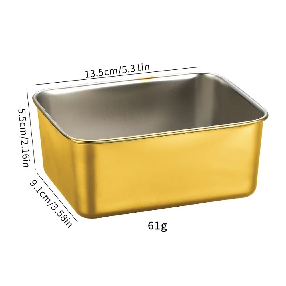 Clear Lid Snack Container For Lunch For Picnics 316L Stainless Steel Dishwasher Safe Space-saving Design Prevent Spills