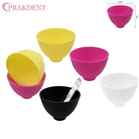 Tazón de goma Dental, dispensador Dental, Material de impresión de yeso, placa mezcladora Dental, tazón mezclador de silicona, 1 piezas