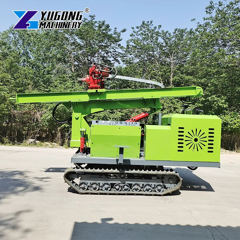 

Hydraulic Track Photovoltaic Pile Driver for Sloped Terrain