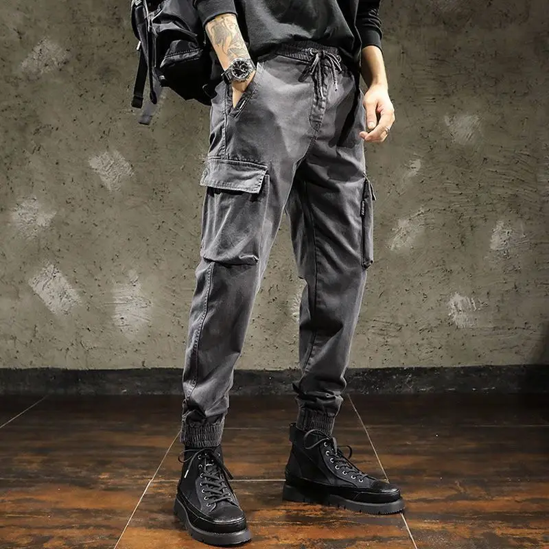 الرحلات دراجة نارية الصيد السعر المنخفض الذكور السراويل عالية الجودة مصمم Techwear رخيصة جديدة في السراويل البضائع الرجالية فضفاضة فضفاضة
